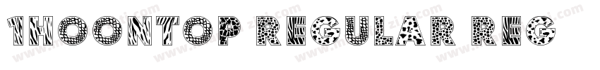 1HoonTop Regular Reg字体转换